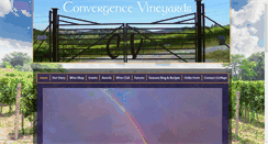 Desktop Screenshot of convergencevineyards.com