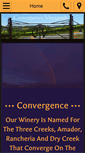 Mobile Screenshot of convergencevineyards.com